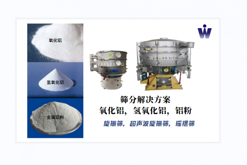 氧化鋁、氫氧化鋁、金屬鋁粉篩分案例